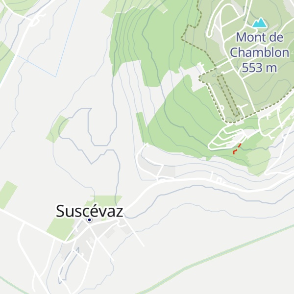 Map of Refuge de Suscévaz