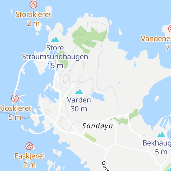 Map of Solvikhaugan