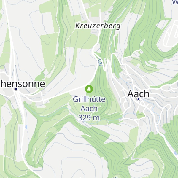 Map of Grillhütte Aach