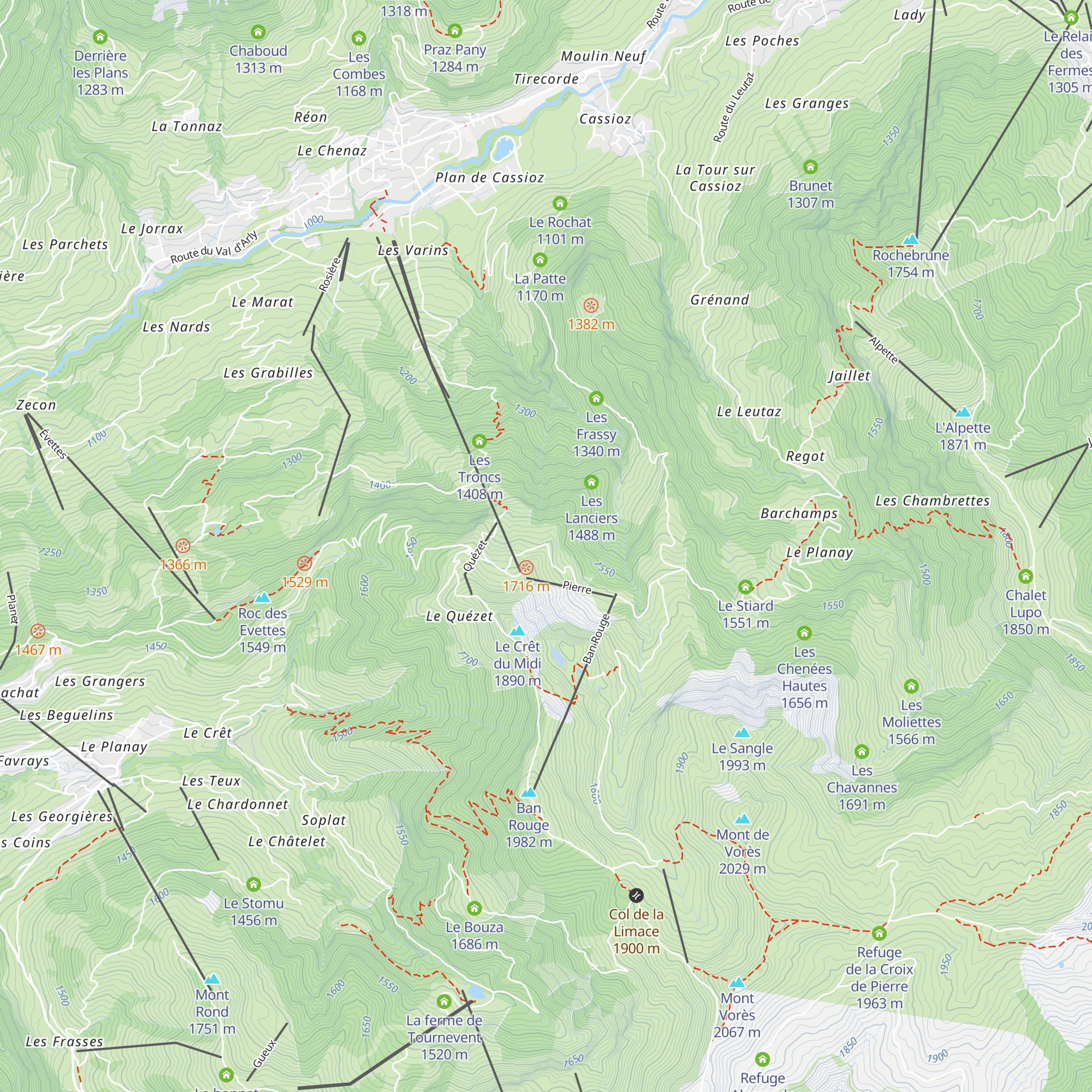 Le Serasson map