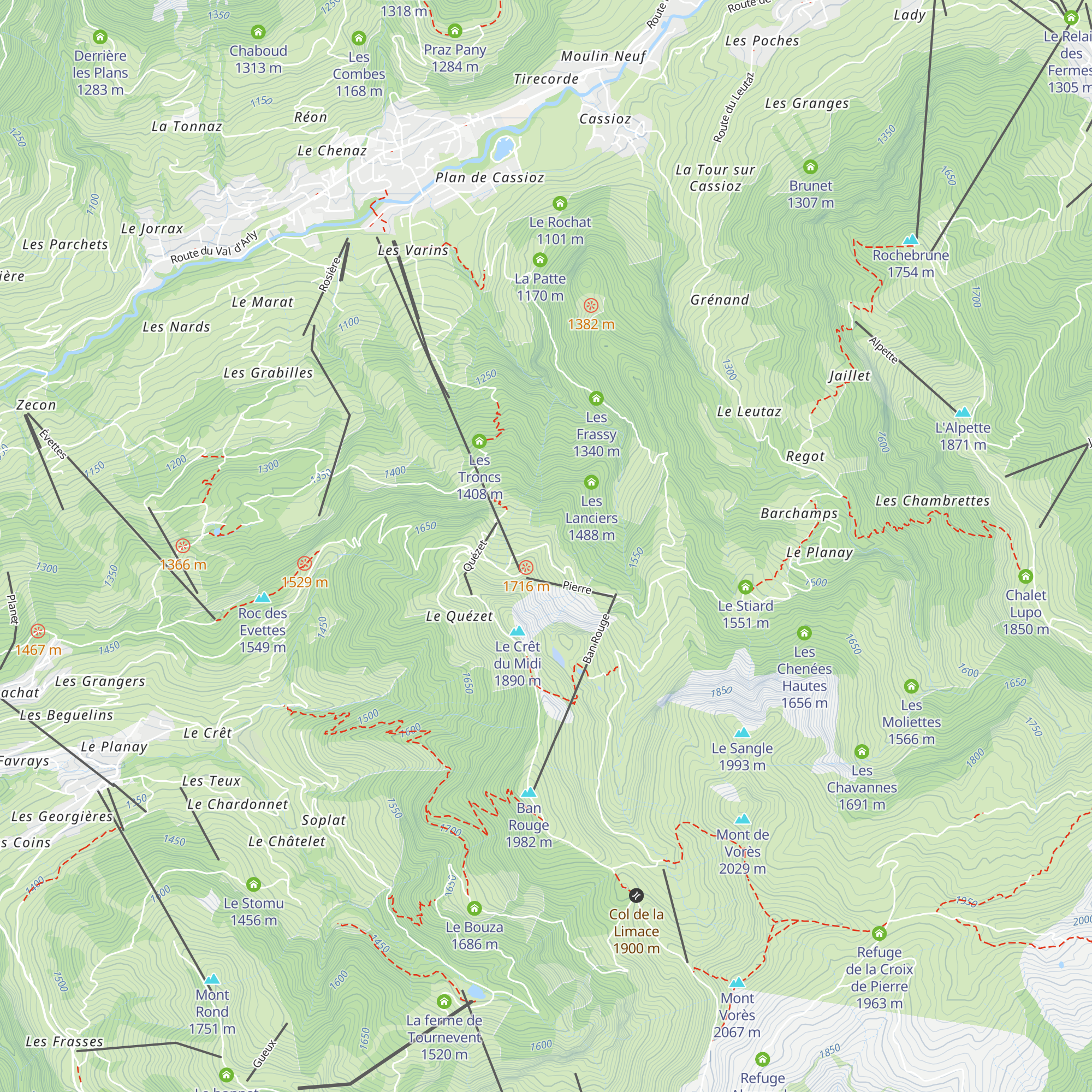 Le Serasson map