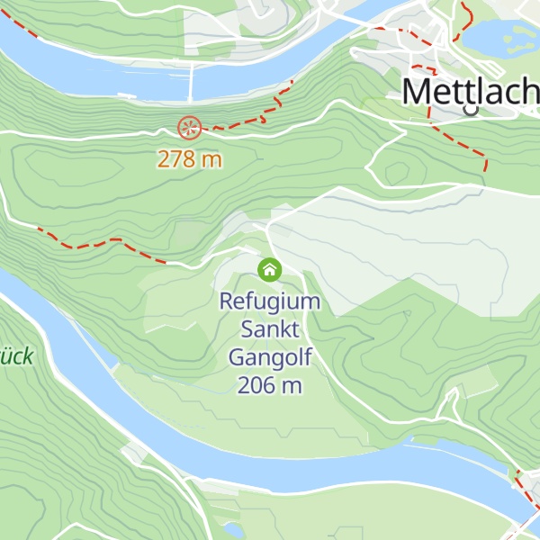 Map of Refugium Sankt Gangolf