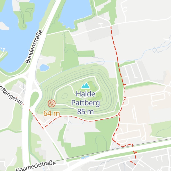 Map of Halde Pattberg