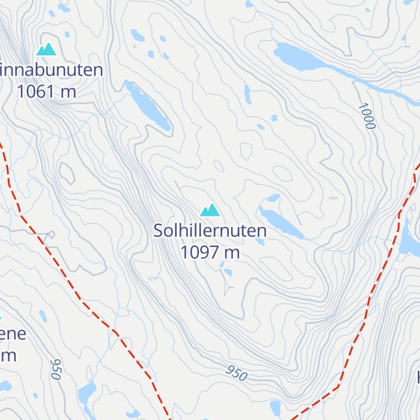 Map of Solhillernuten