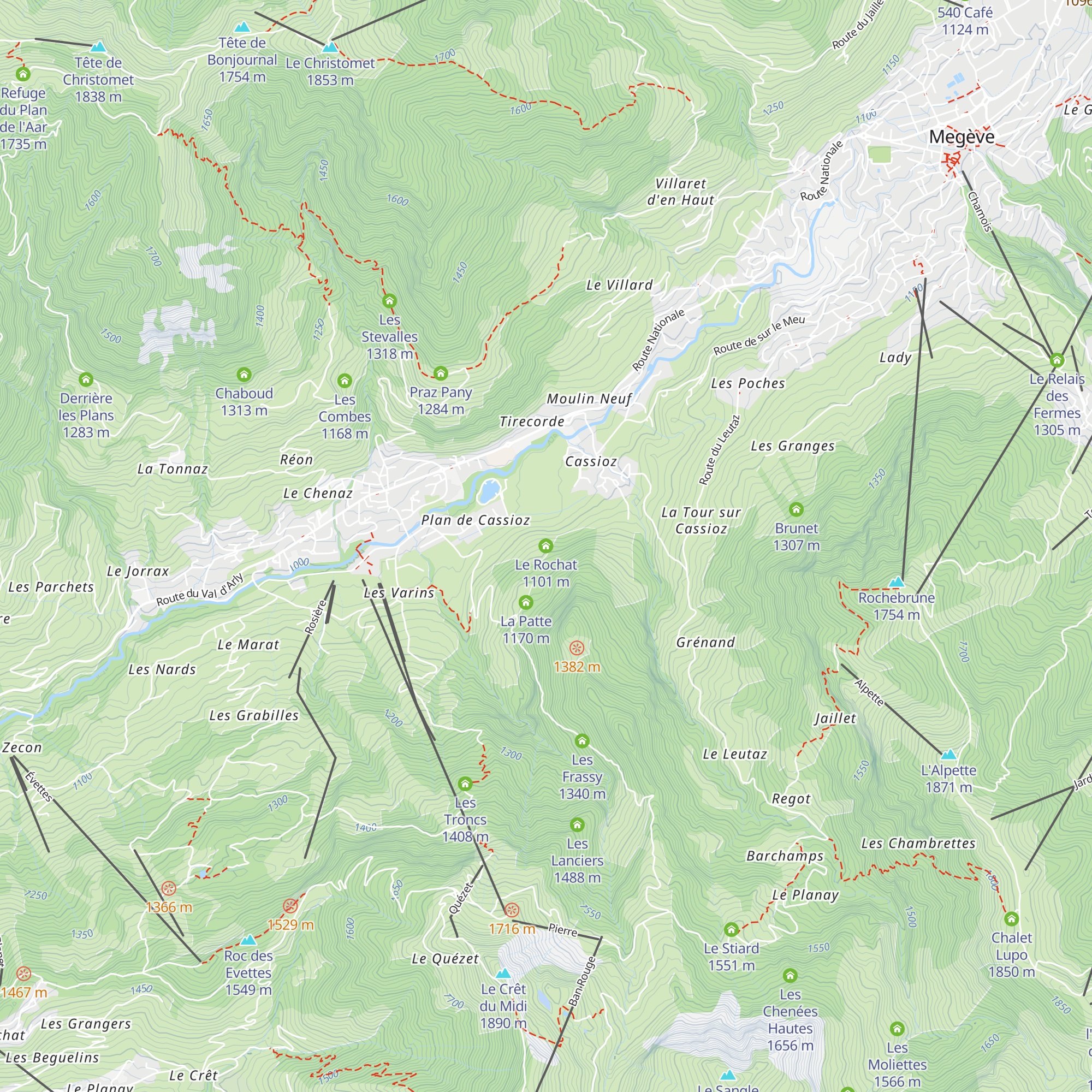 Le Rochat map