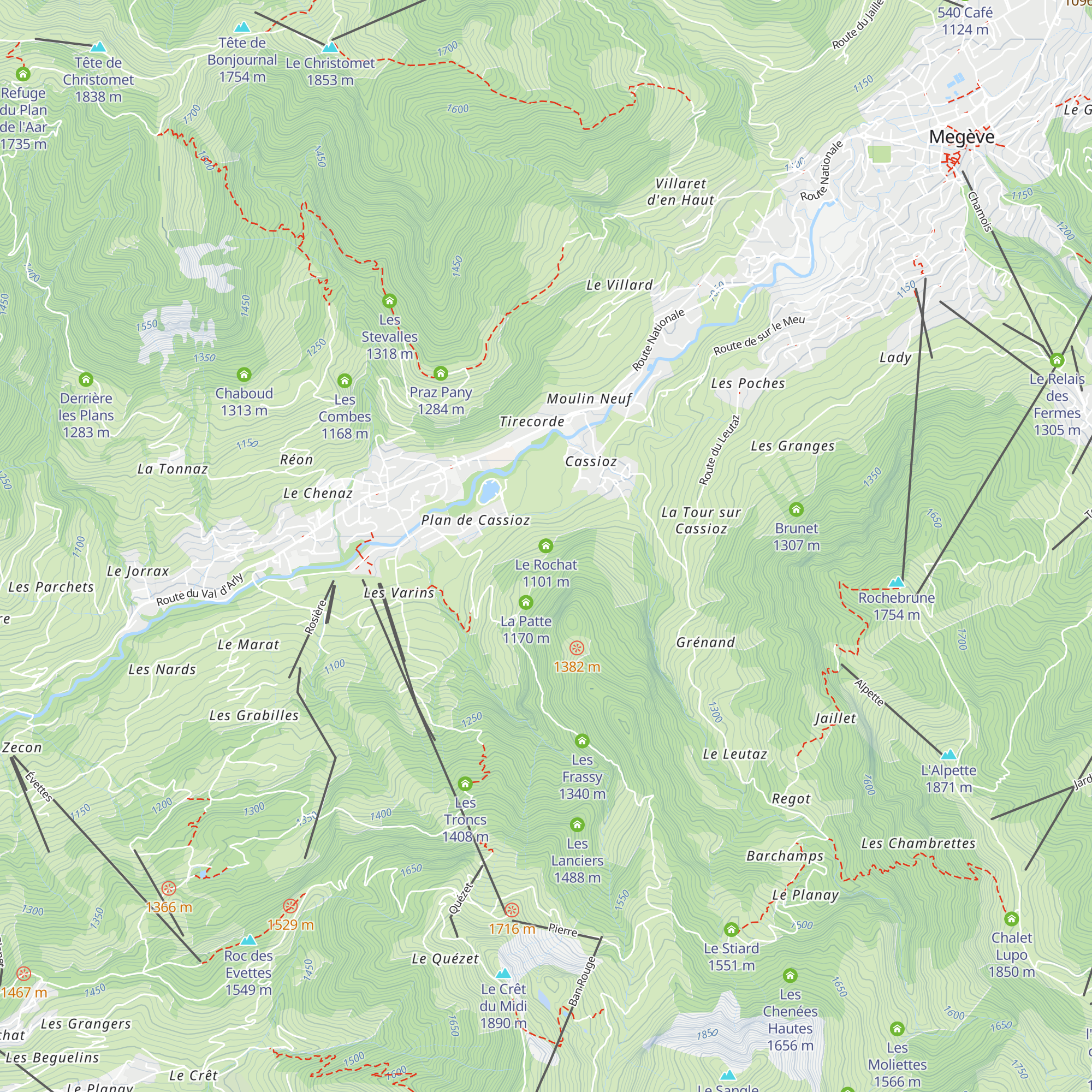 Le Rochat map