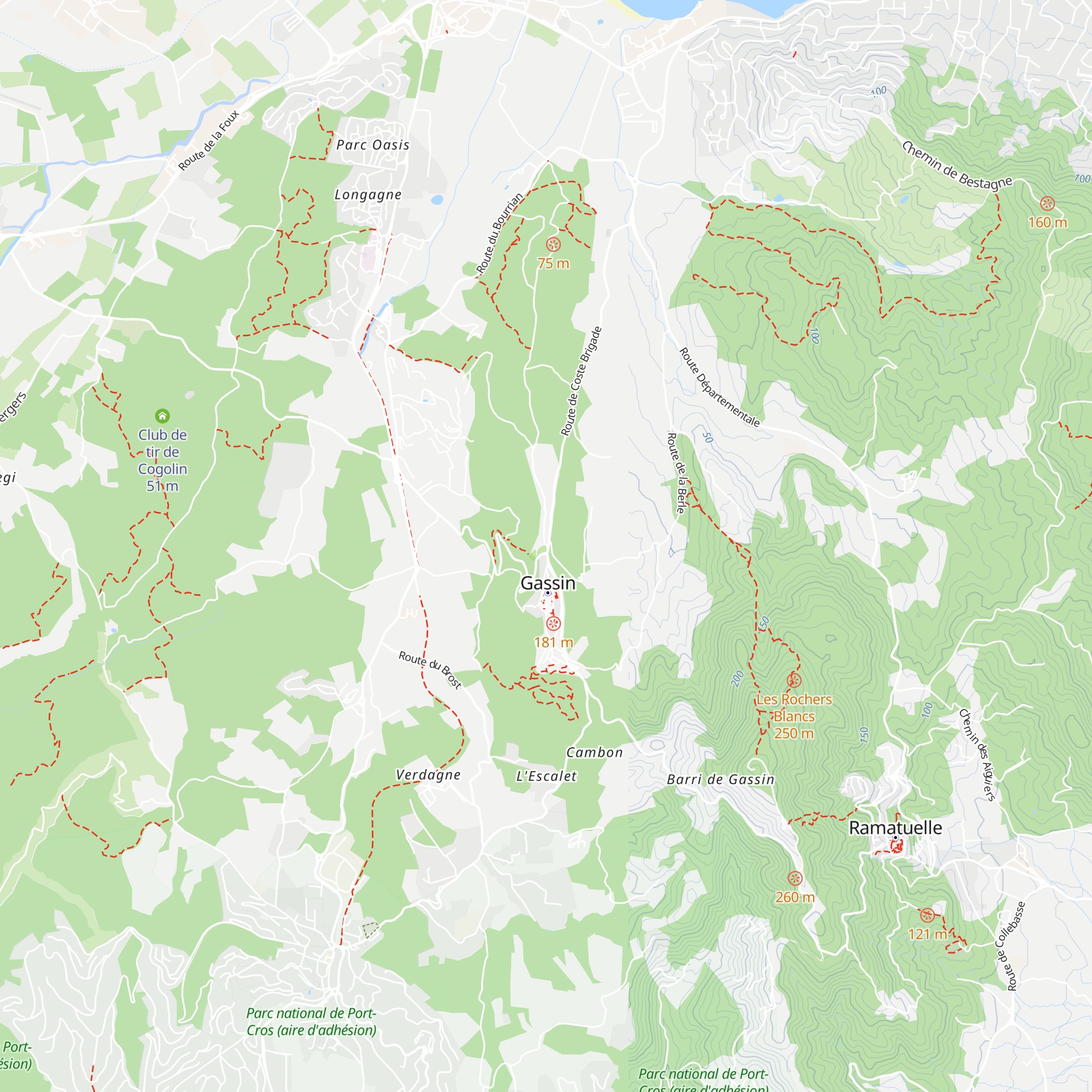Central téléphonique map