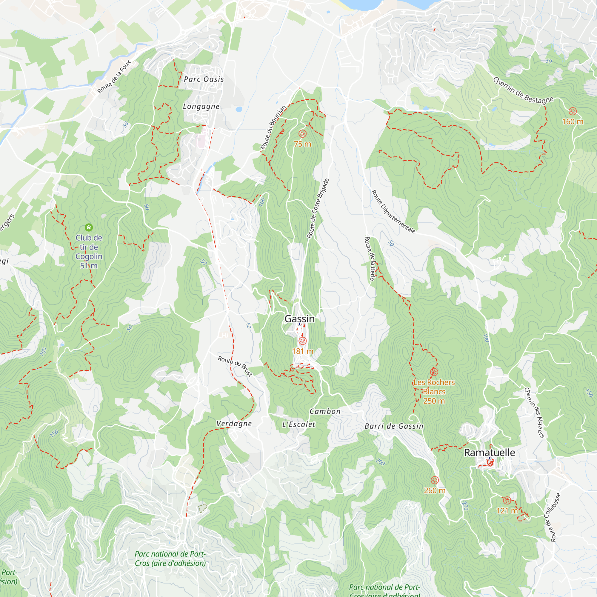 Central téléphonique map