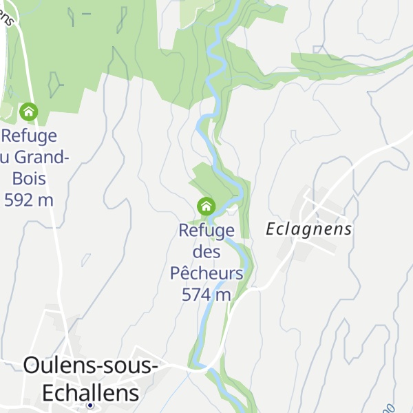 Map of Refuge des Pêcheurs