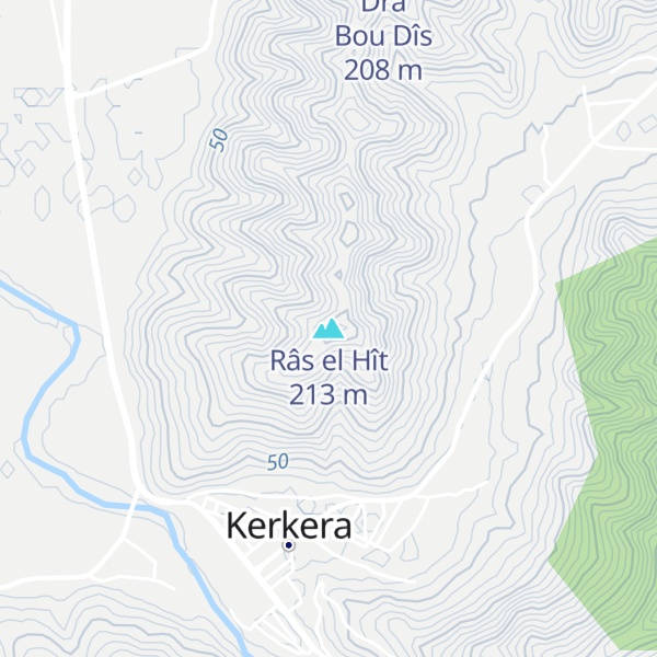 Map of Râs el Hît
