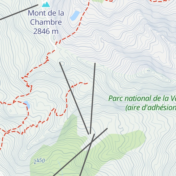 Map of Les Chardons