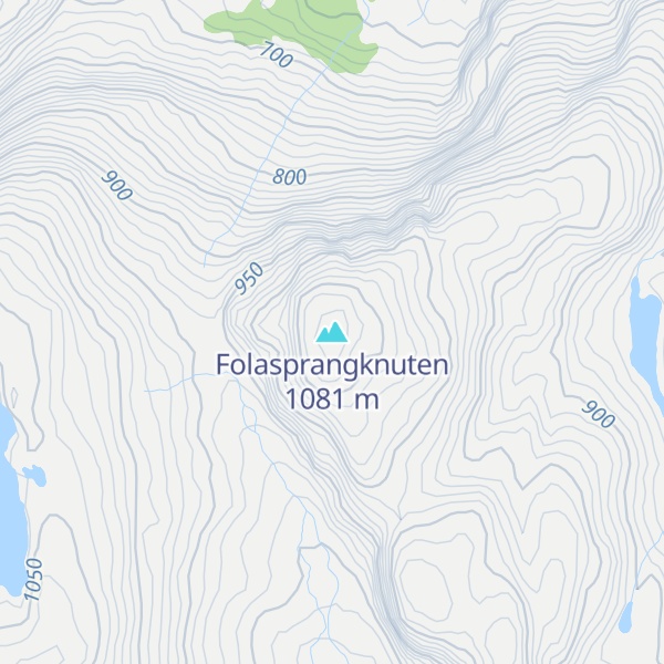 Map of Folasprangknuten