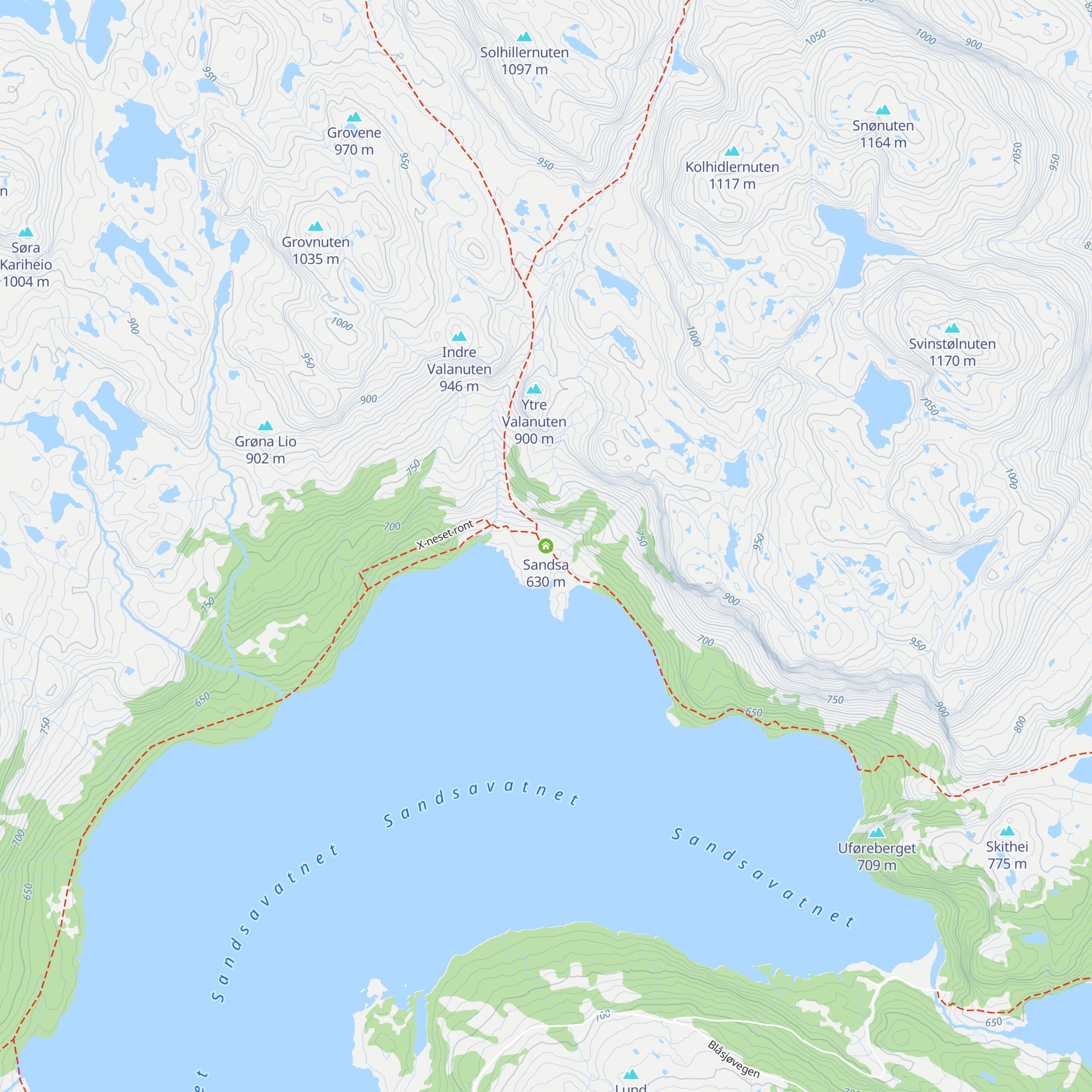Sandsa map