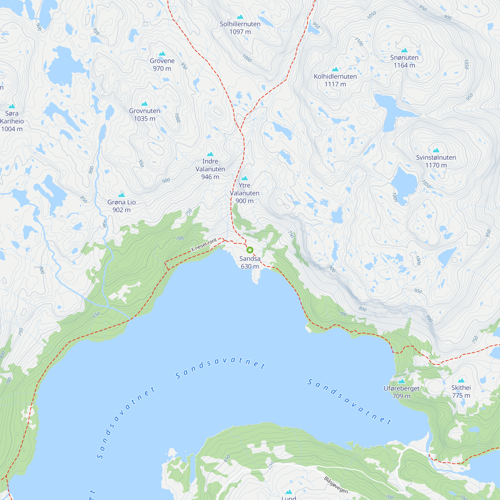 Sandsa map