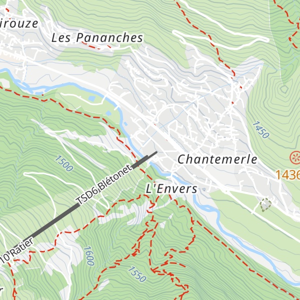 Map of La Tanière