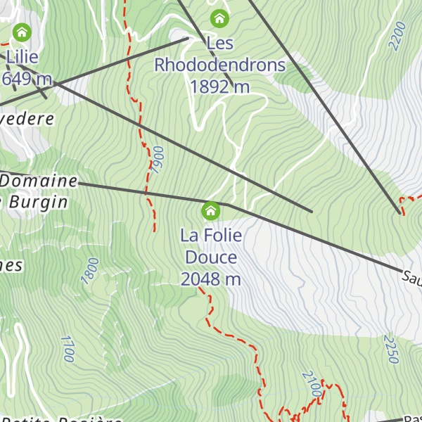 Map of La Folie Douce