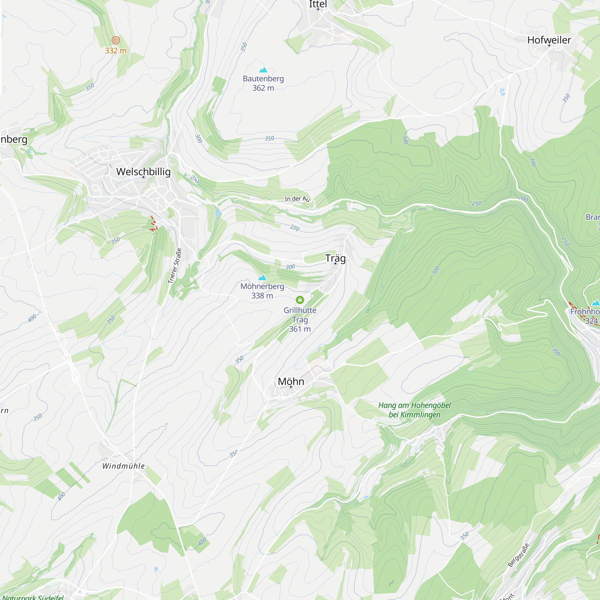 Grillhütte Träg map