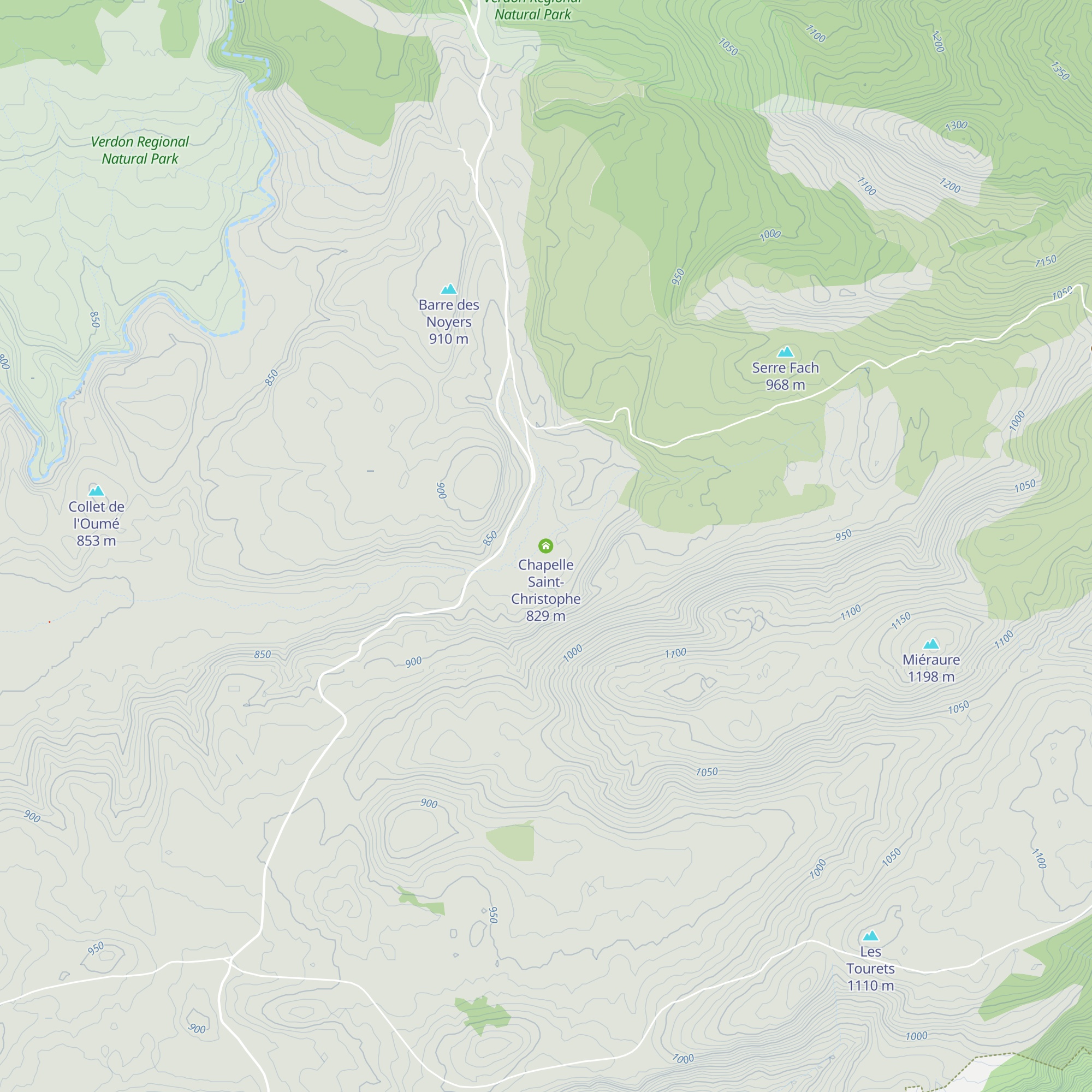Chapelle Saint-Christophe map