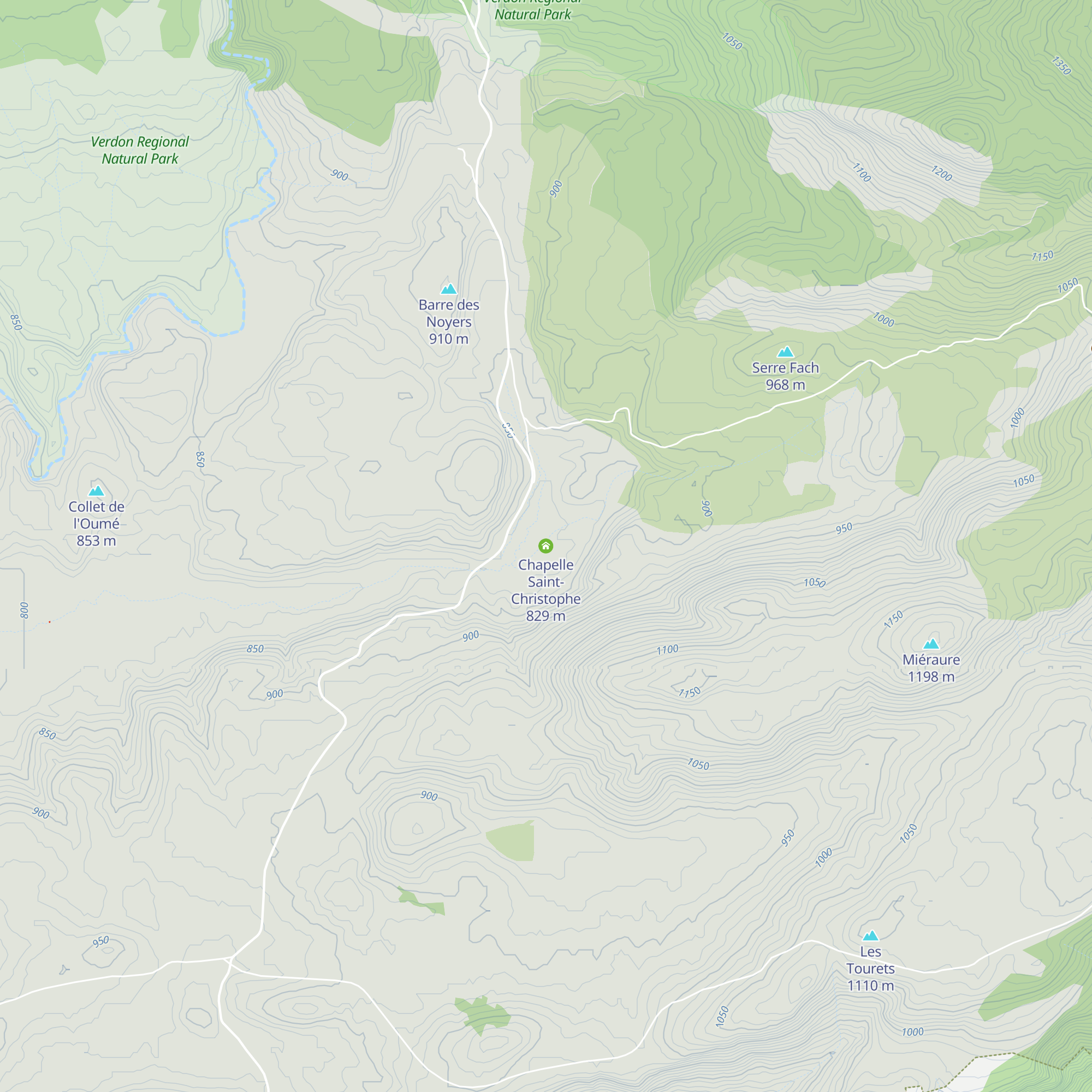 Chapelle Saint-Christophe map