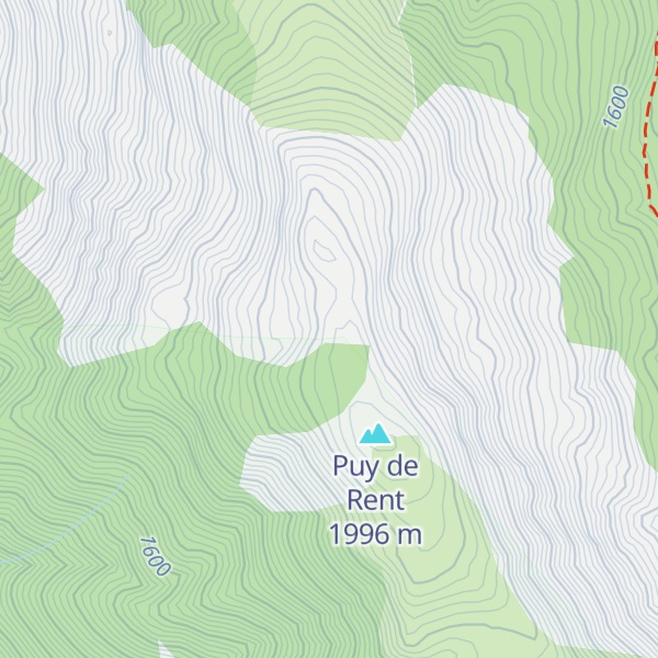 Map of Cabane d'Alpage du Puy de Rent