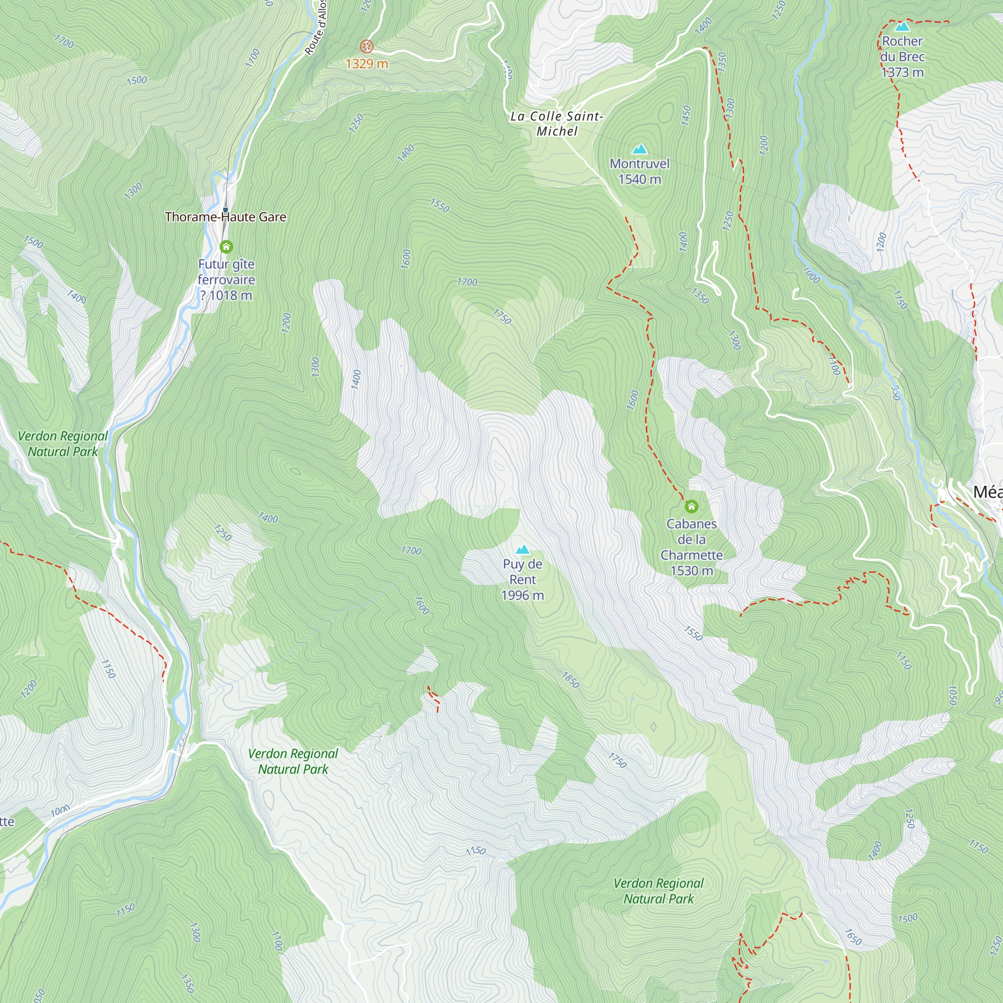 Cabane d'Alpage du Puy de Rent map