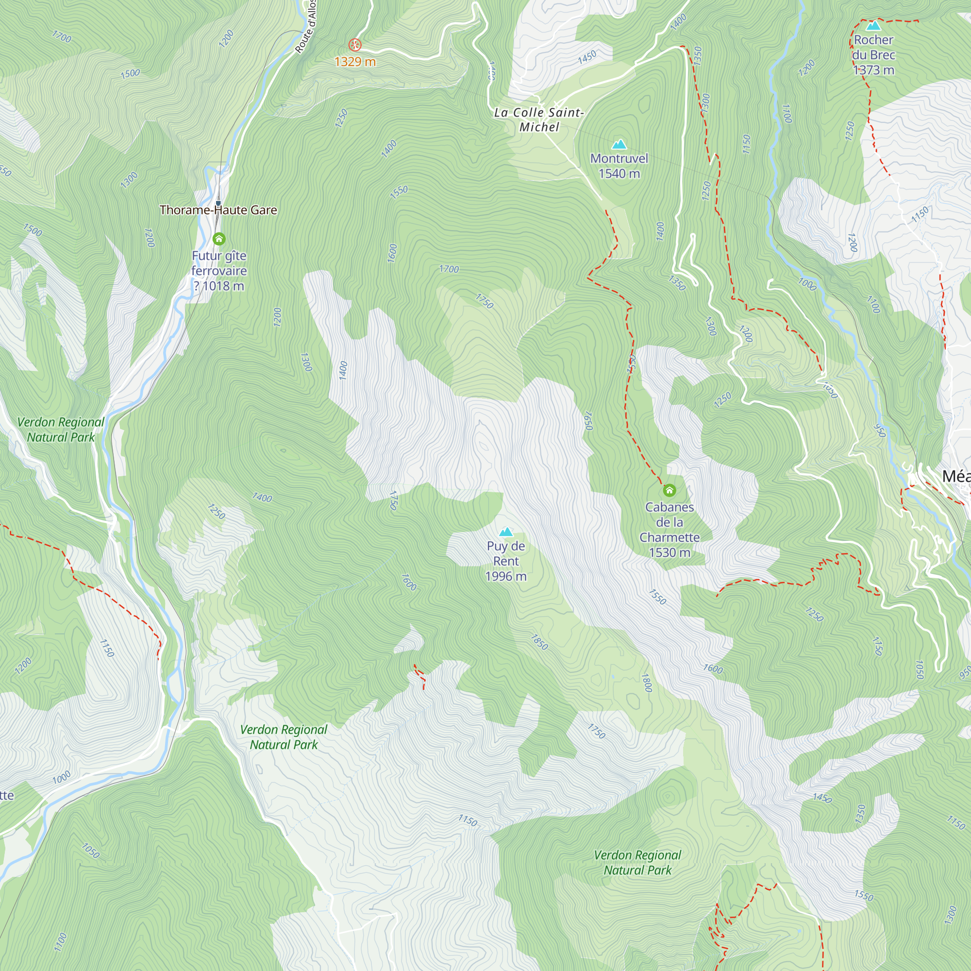 Cabane d'Alpage du Puy de Rent map