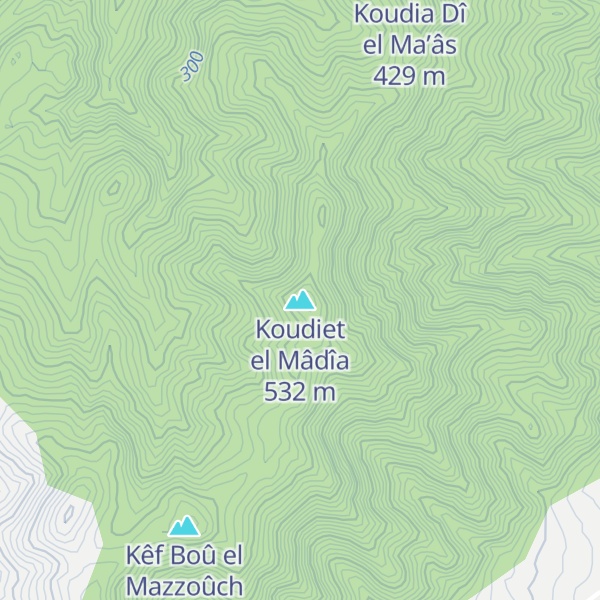 Map of Koudiet el Mâdîa