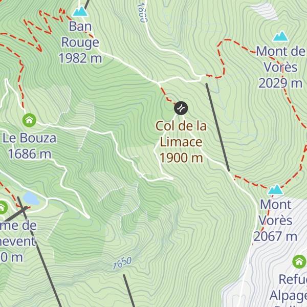 Map of La Limace