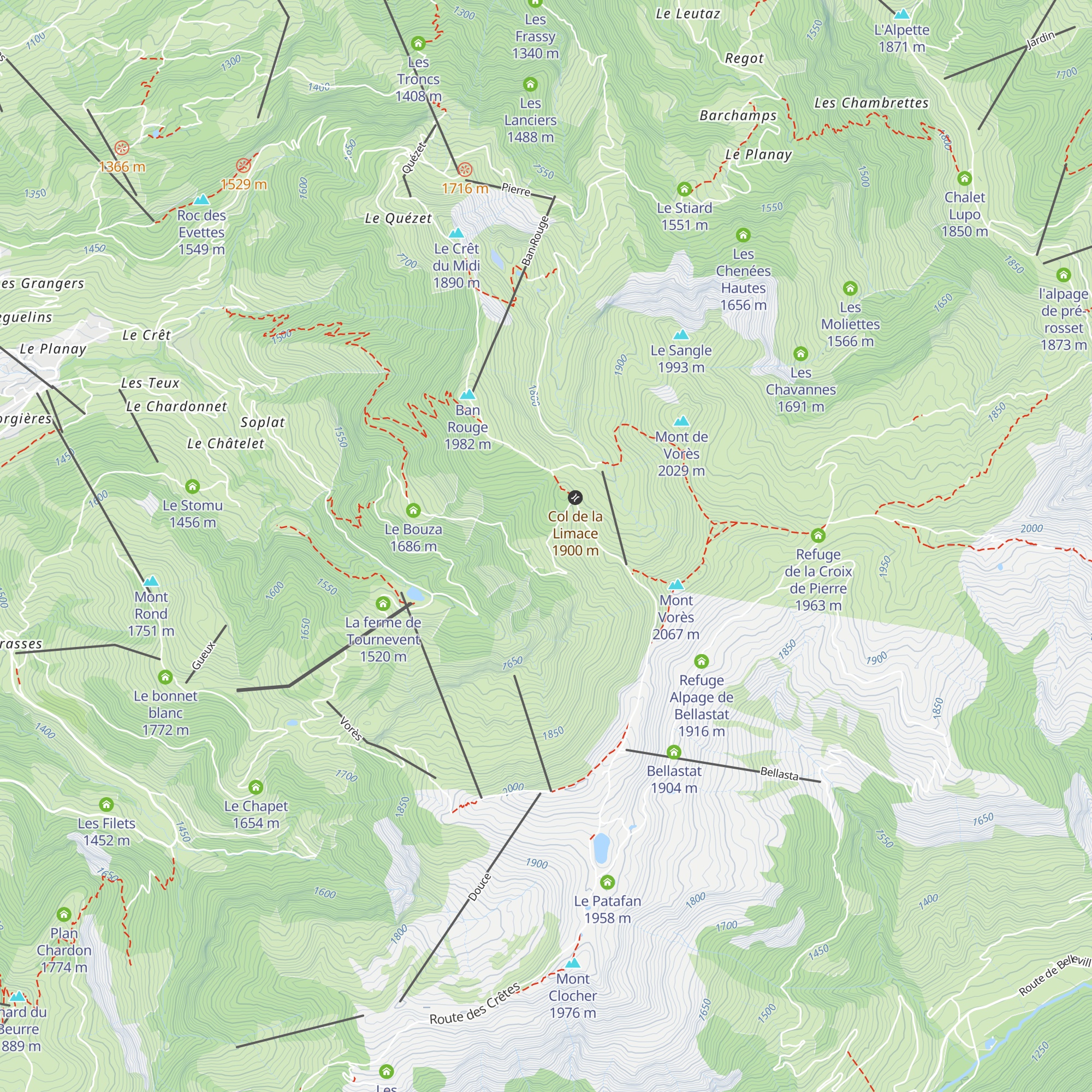 La Limace map