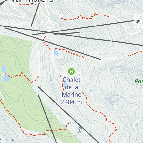 Map of Chalet de la Marine