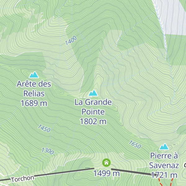 Map of La Grande Pointe