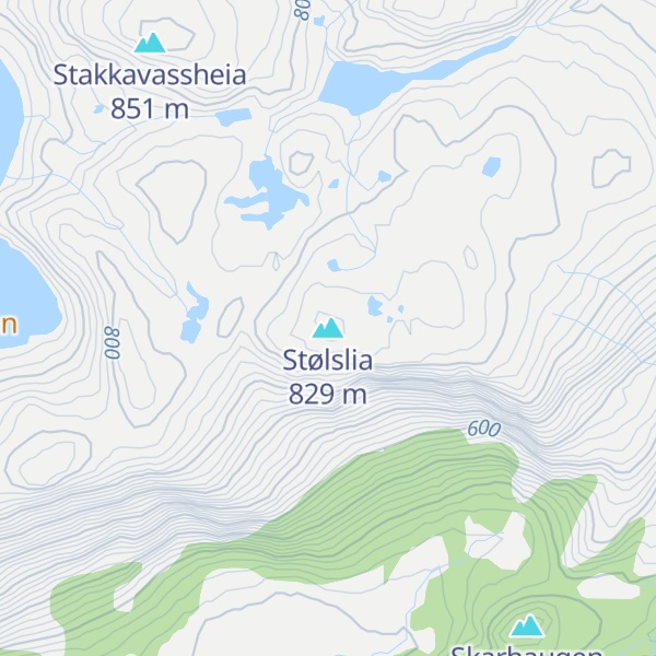 Map of Stølslia