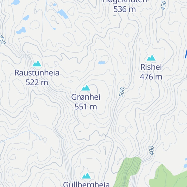 Map of Tankeknuten