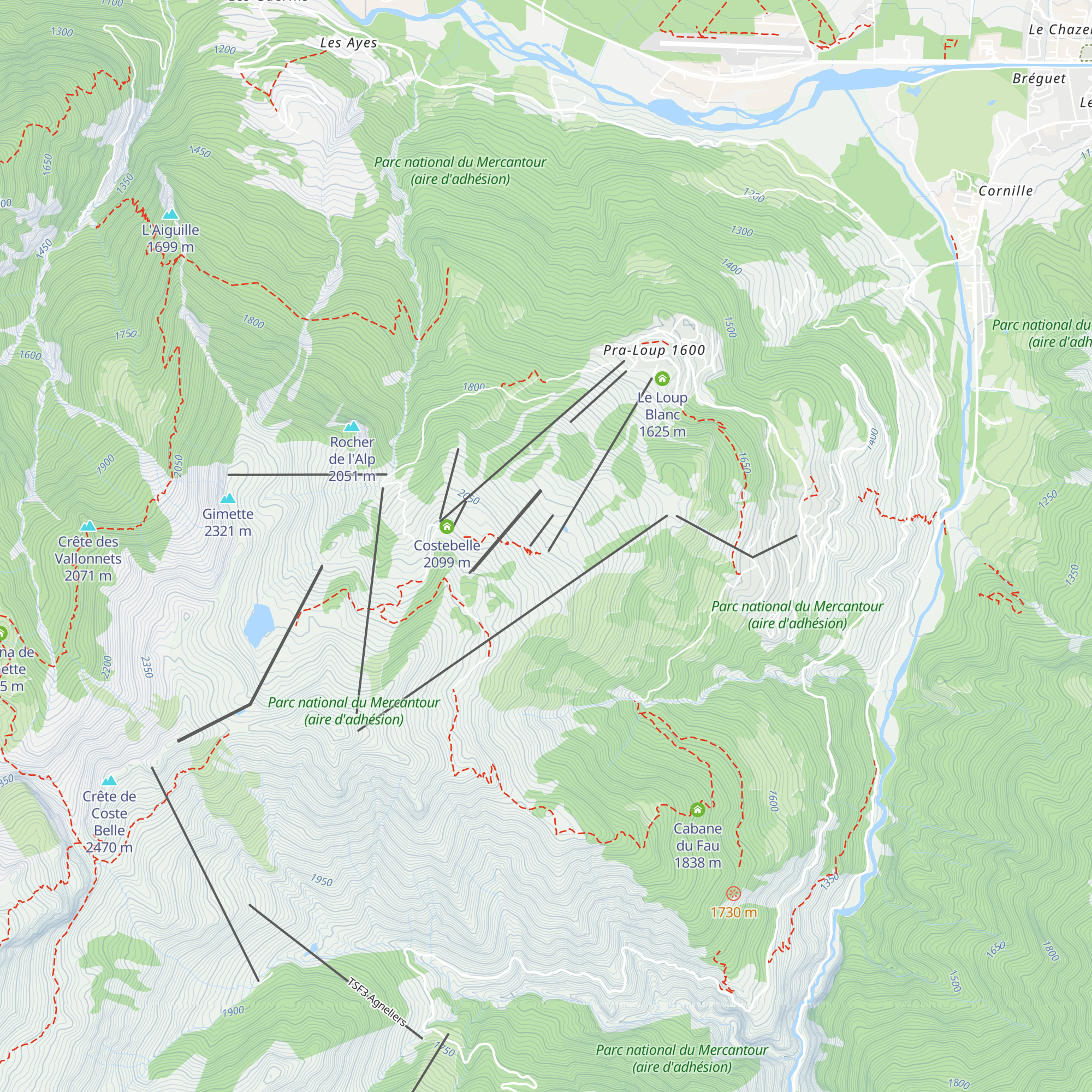 La Dalle en Pente map
