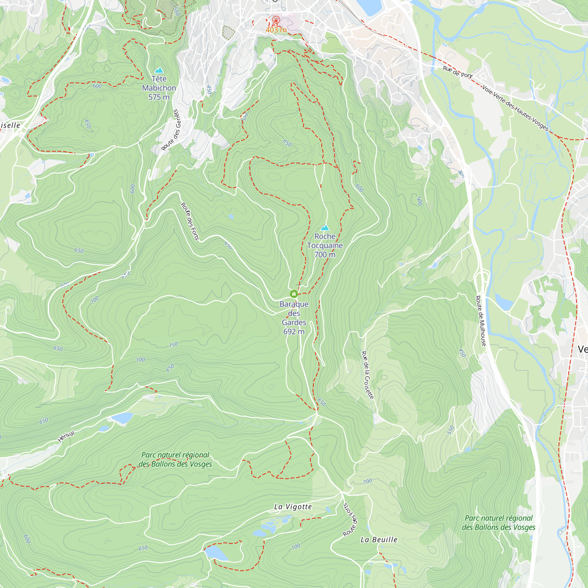 Baraque des Gardes map