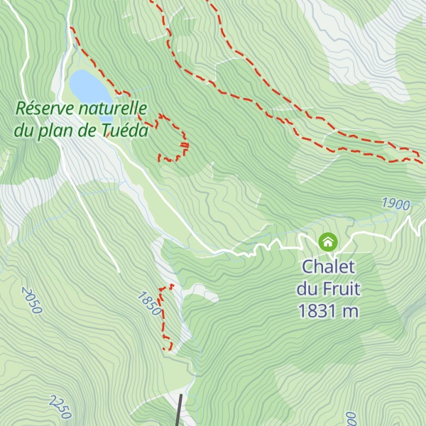 Map of Refuge du Plan