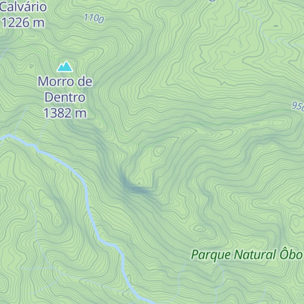 Map of Pico Peninha