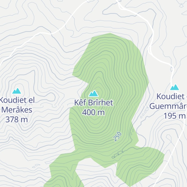 Map of Kêf Brîrhet