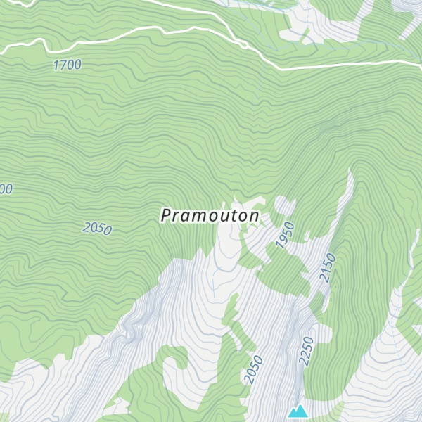 Map of Cabane de Pramouton