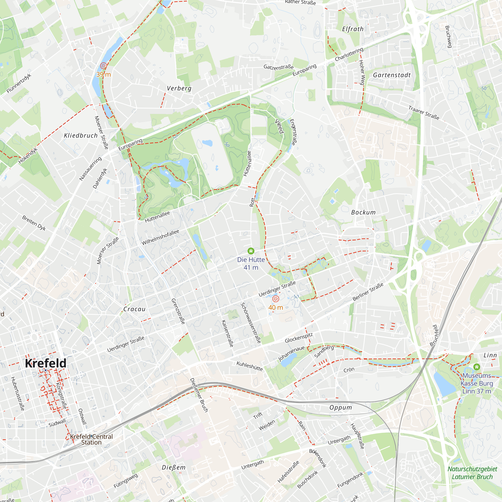 Die Hütte map