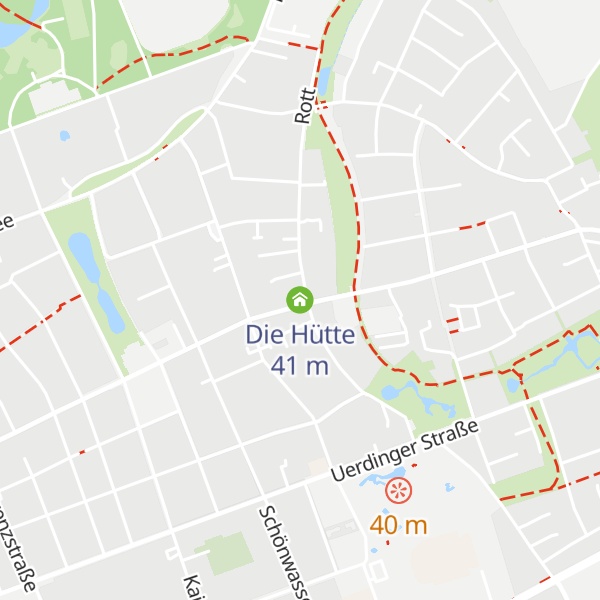 Map of Die Hütte