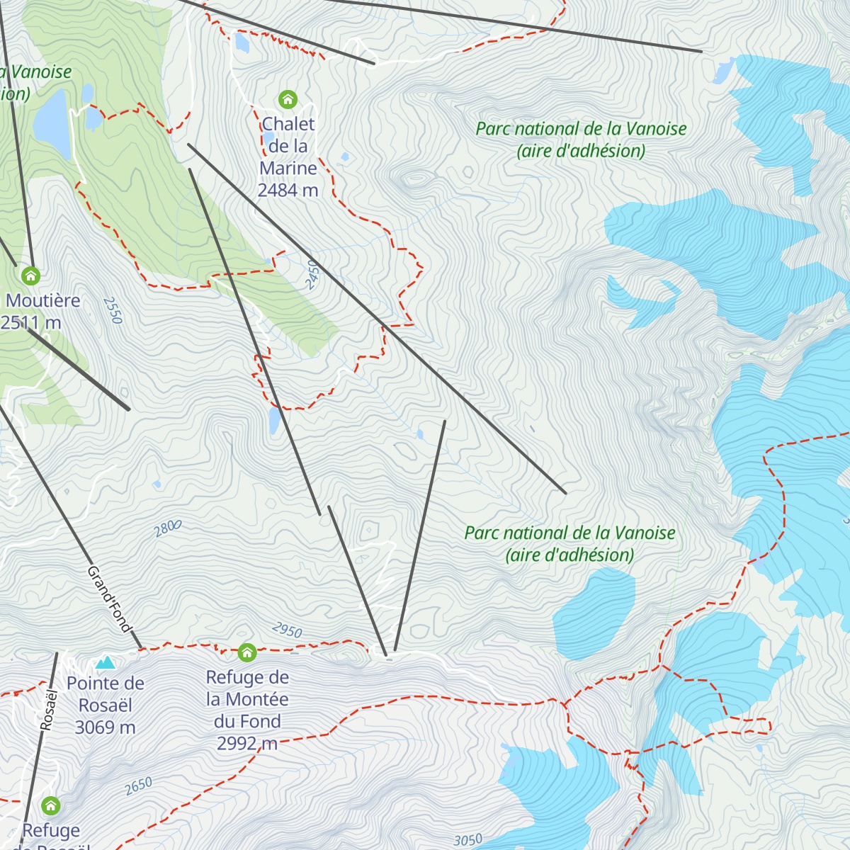 La Caribou map