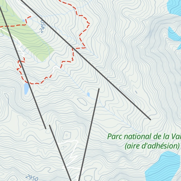 Map of La Caribou