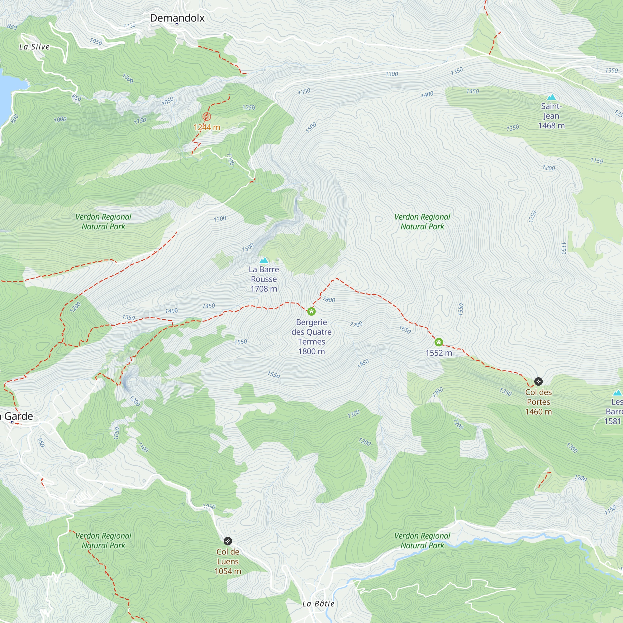 Bergerie des Quatre Termes map