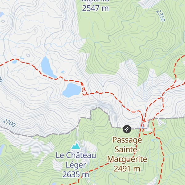 Map of Refuge du Mont Thabor