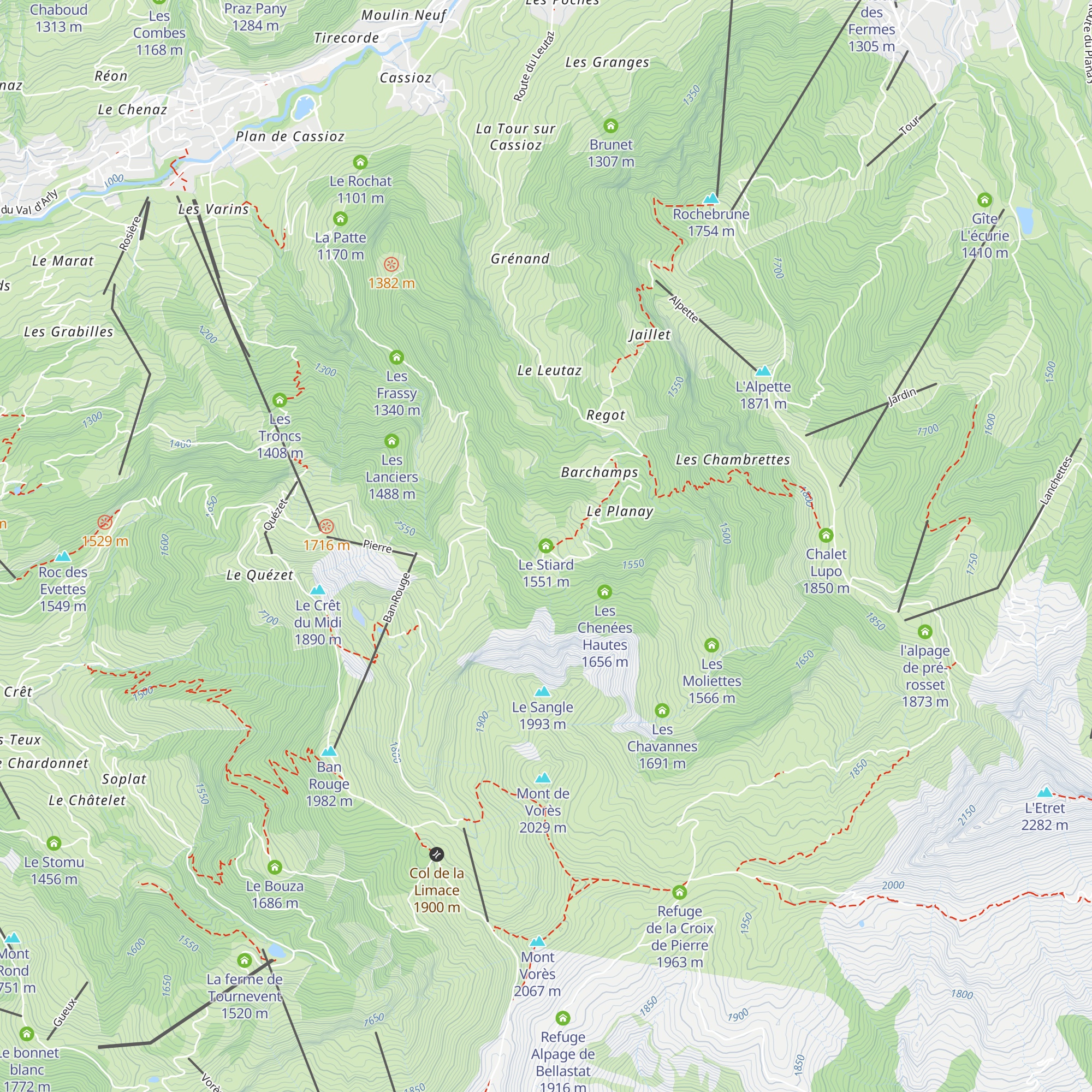 Le Stiard map