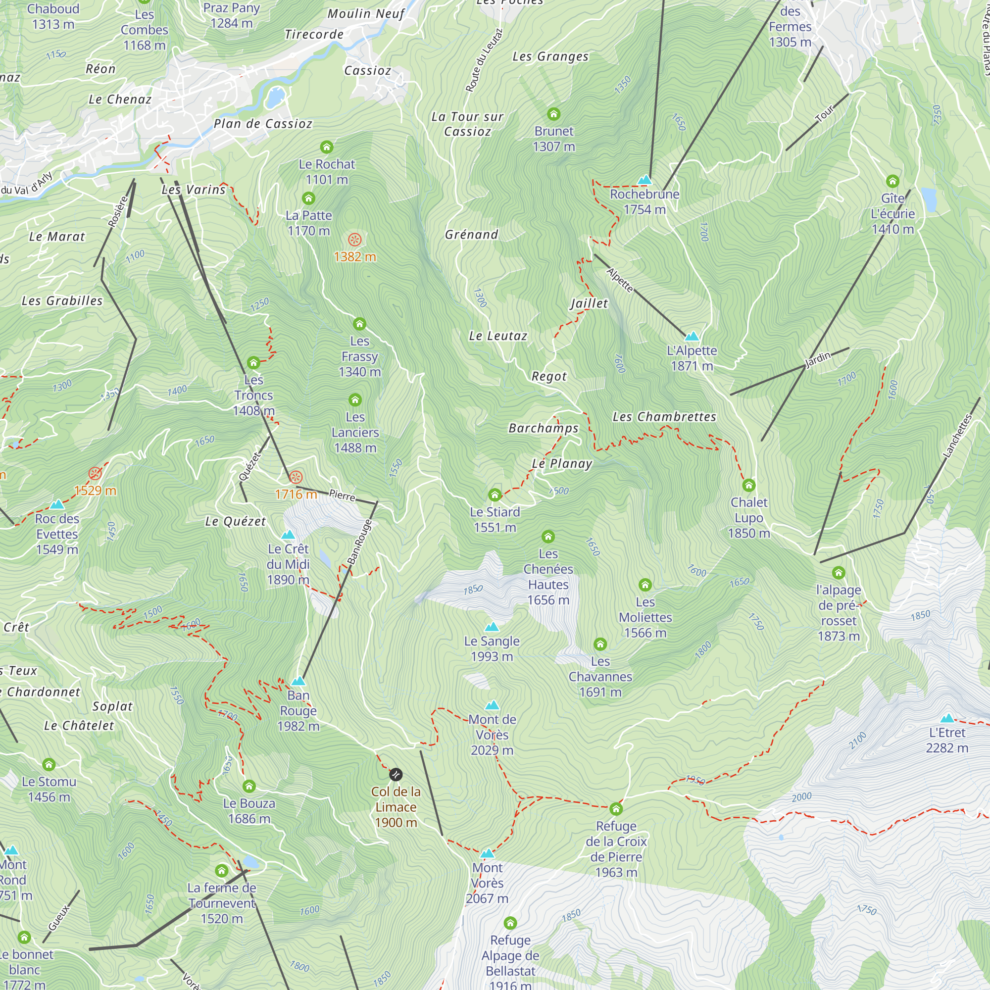 Le Stiard map