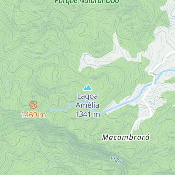 Map of Lagoa Amélia