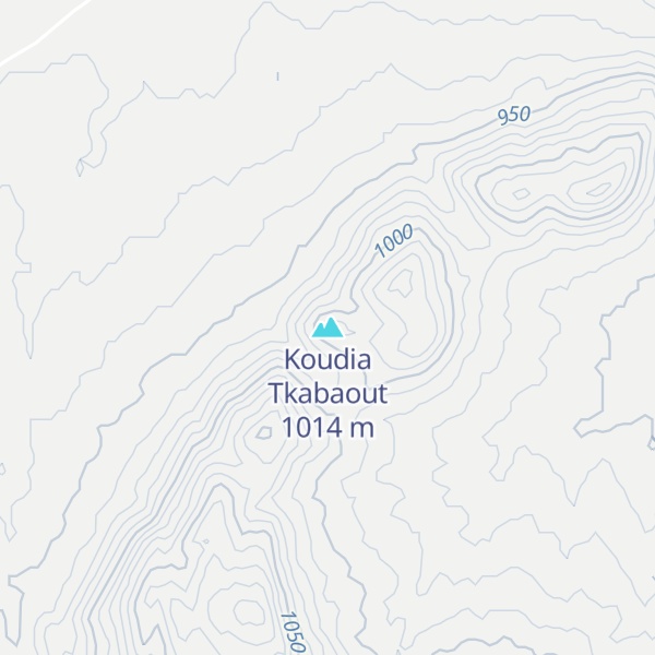 Map of Koudia Tkabaout