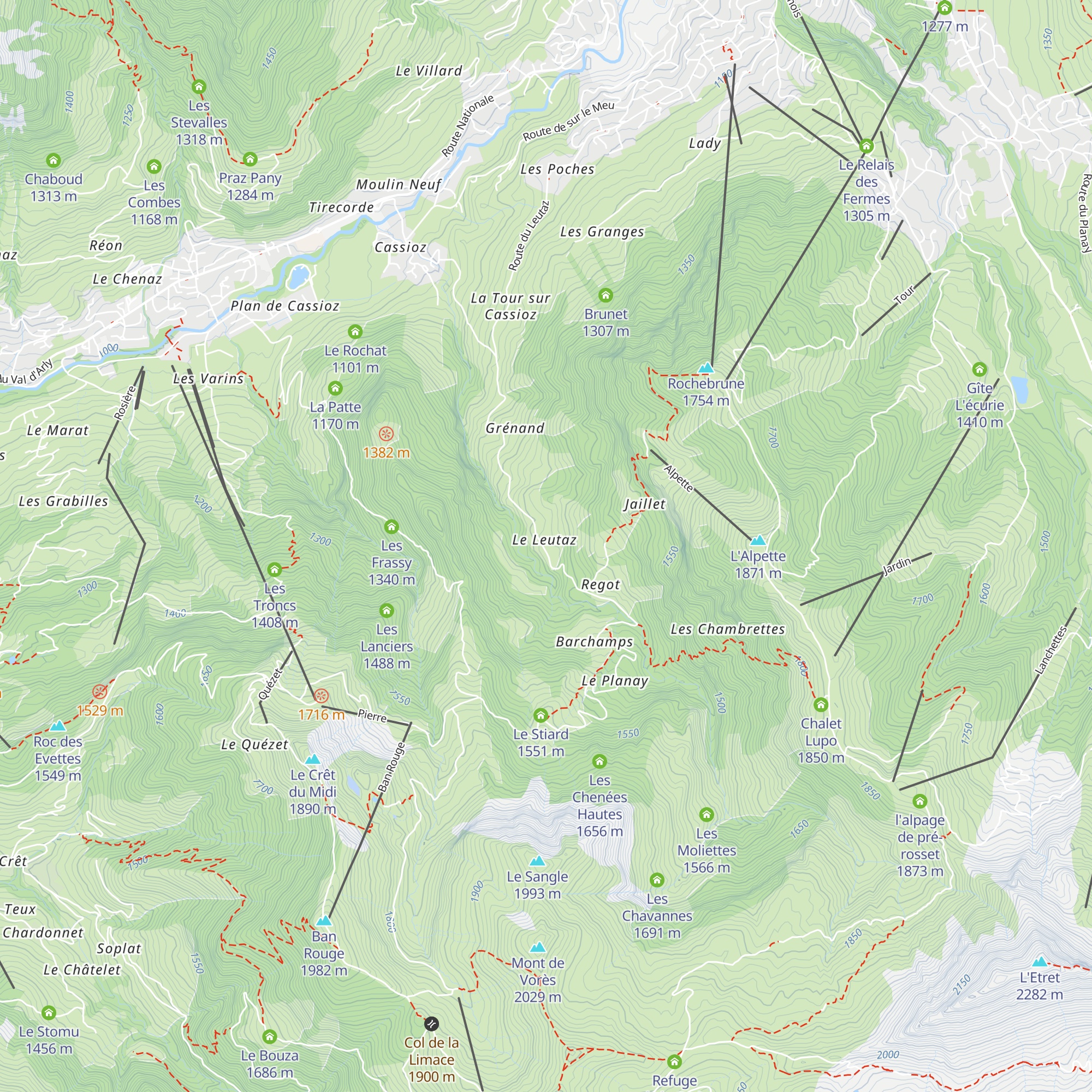 L'esprit Sauvage map